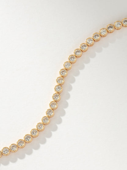 ["Fairy Bezel Tennis Bracelet ", " Gold ", " Product Image ", " Uncommon James"]