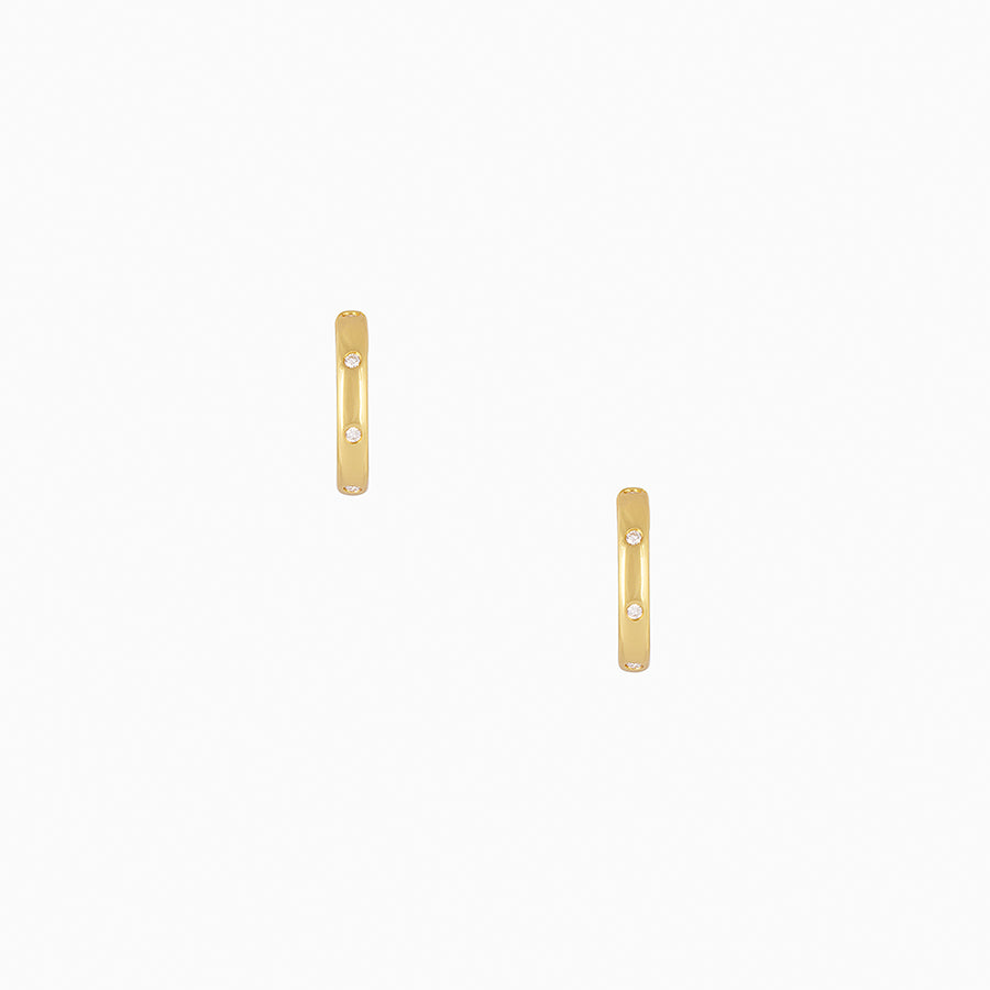 Always Vermeil Huggies | Gold Vermeil | Product Detail Image 2 | Uncommon James