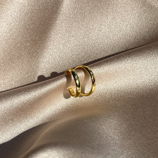 Always Vermeil Huggies | Gold Vermeil | Product Image | Uncommon James