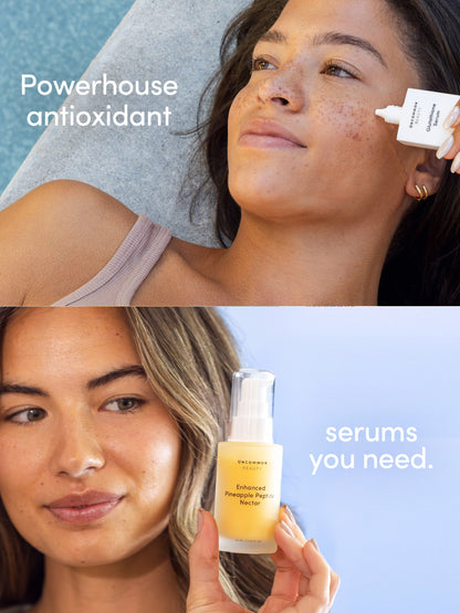 ["Antioxidant Serum Duo ", " Model Image ", " Uncommon Beauty"]