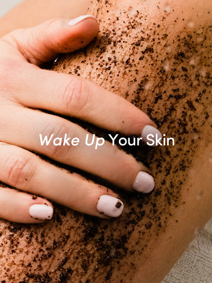 ["Coffee Scrub ", " 256 g // 9 oz ", " Product Detail Image ", " Uncommon Beauty"]