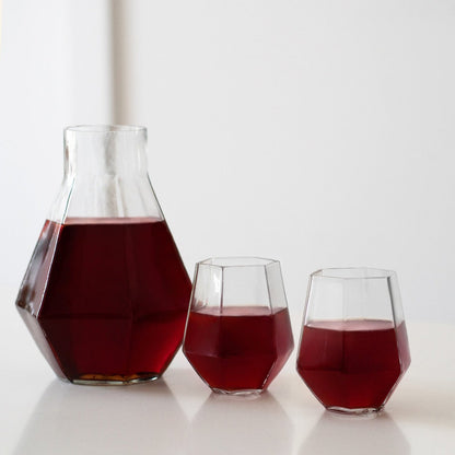 ["Geometric Wine Glasses (Set of 2) ", " Lifestyle Image ", " Uncommon James Home"]