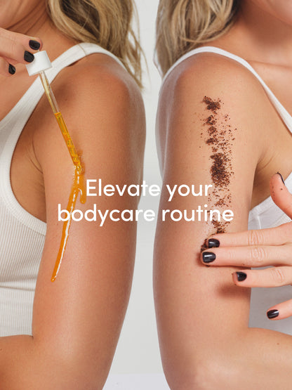 ["Everything Shower Bodycare Duo ", " Model Image ", " Uncommon Beauty"]