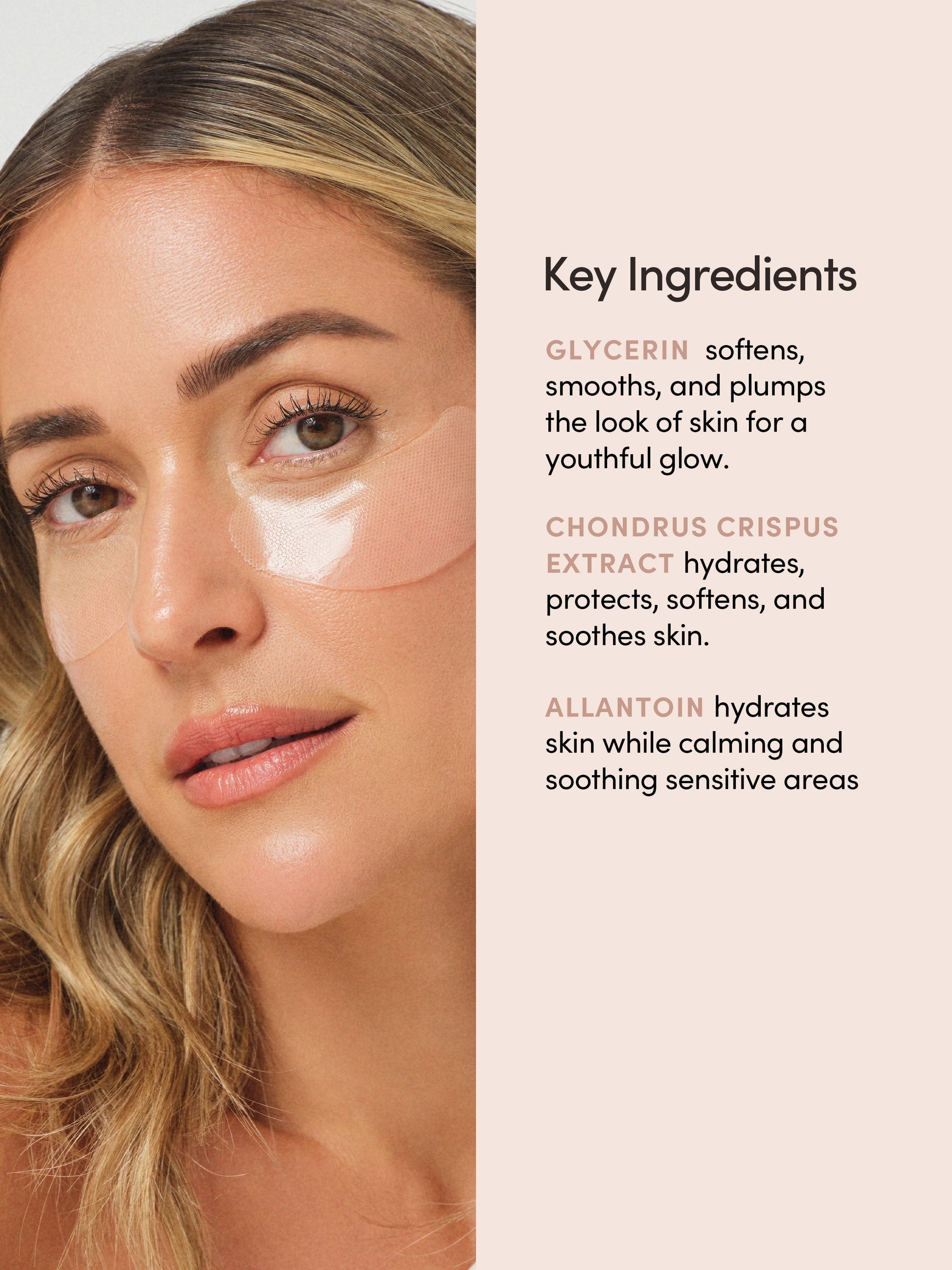 Eye Masks | 4 Sets / 0.15 fl oz | Ingredients Image | Uncommon Beauty