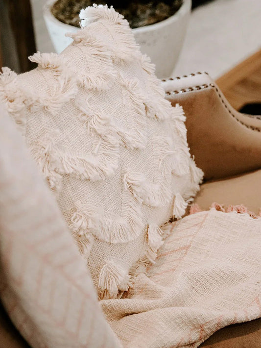 Fringe Pillow Cover | Lifestyle Image | Uncommon Lifestyle