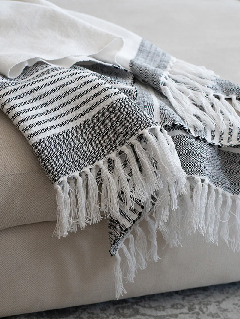 Black and White Throw Blanket | Lifestyle Image | Uncommon Lifestyle