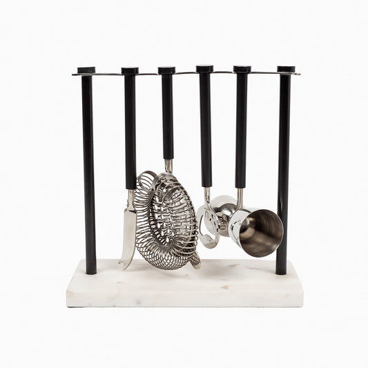 Black and Marble Bar Set | Lifestyle Image | Uncommon James Home
