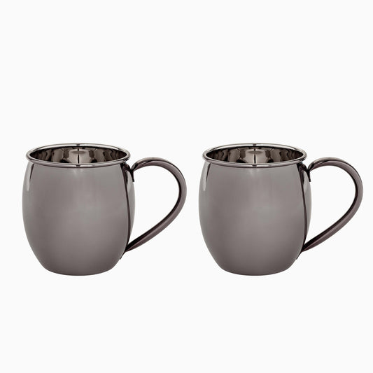 Gunmetal Moscow Mule Mugs (Set of 2) | Lifestyle Image | Uncommon James Home