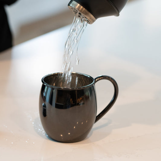 Gunmetal Moscow Mule Mug Single | Lifestyle Image | Uncommon James Home