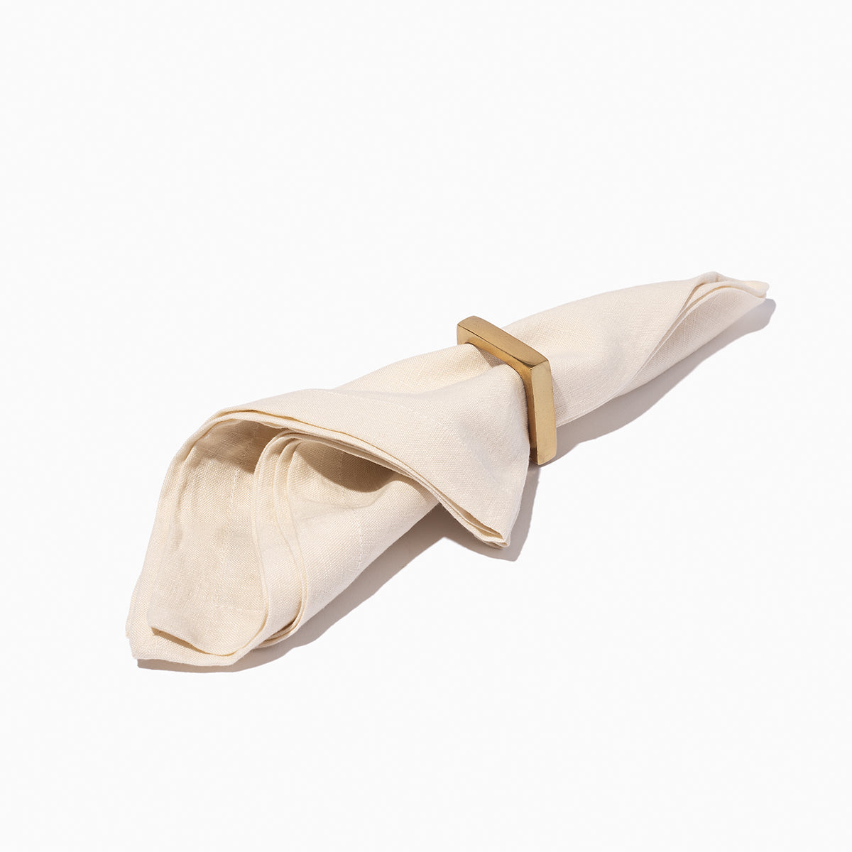 Napkin Rings Set of 4 | Gold | Product Detail Image | Uncommon James Home