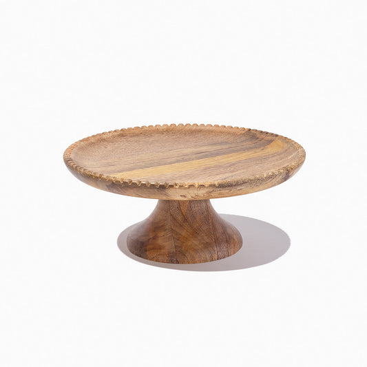 Wooden Cake Plate | Lifestyle Image | Uncommon James Home