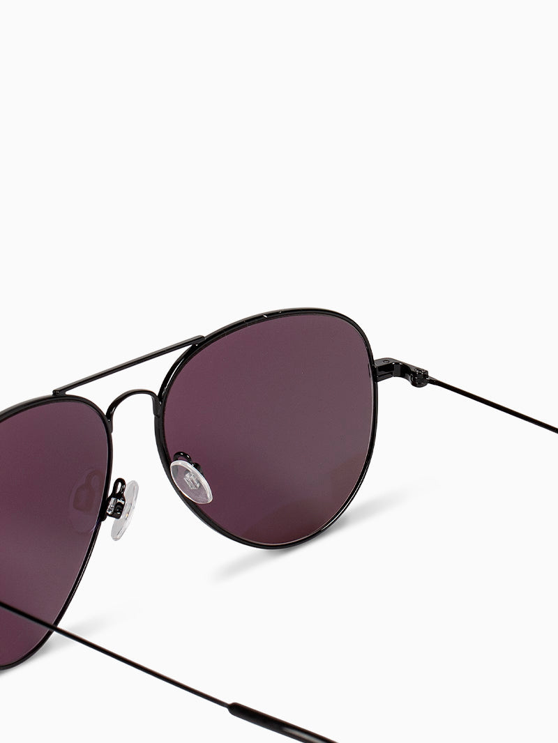 Aviator Sunglasses | Black | Detail Product Image 2 | Uncommon Lifestyle