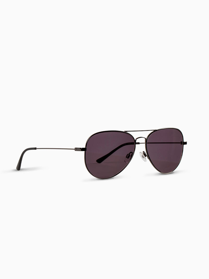 Aviator Sunglasses | Gunmetal | Detail Product Image 1 | Uncommon Lifestyle