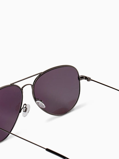 ["Aviator Sunglasses ", " Gunmetal ", " Detail Product Image 2 ", " Uncommon Lifestyle"]