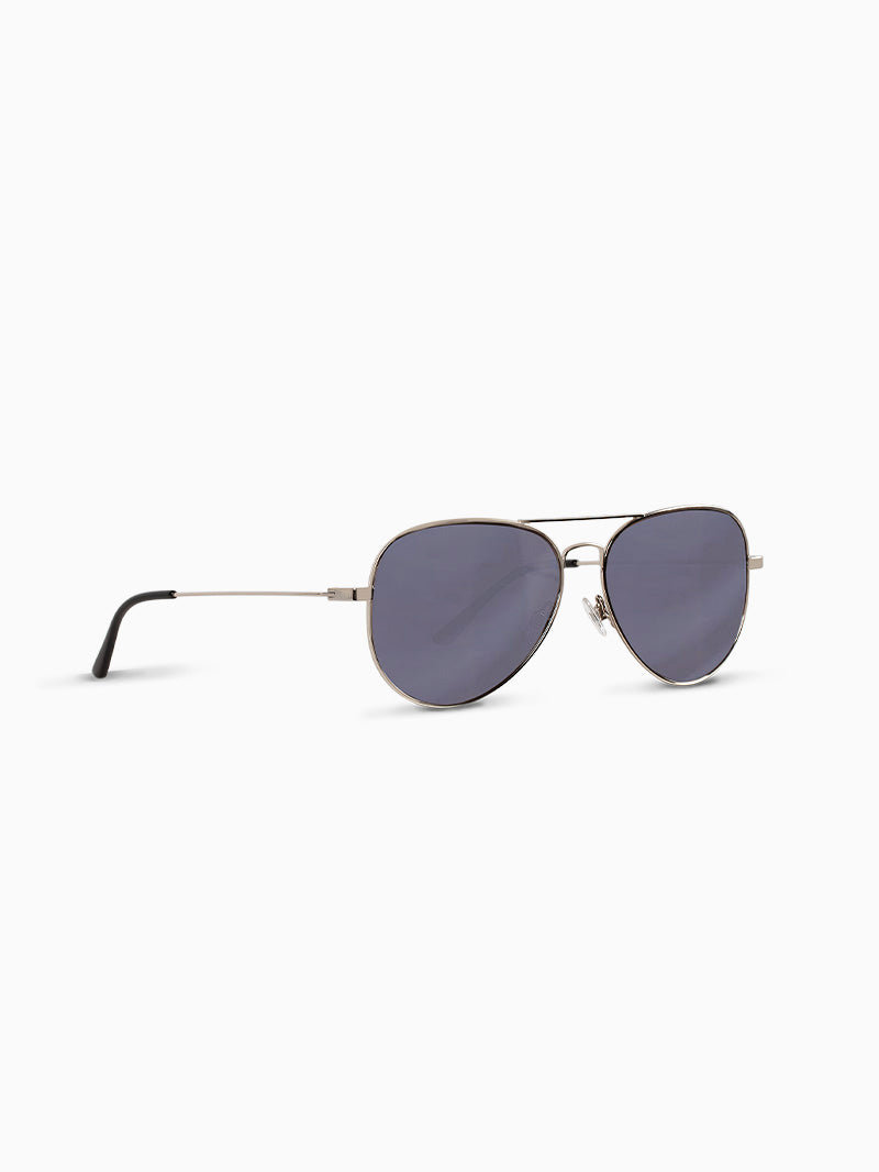 Aviator Sunglasses | Silver | Product Detail Image 1 | Uncommon Lifestyle