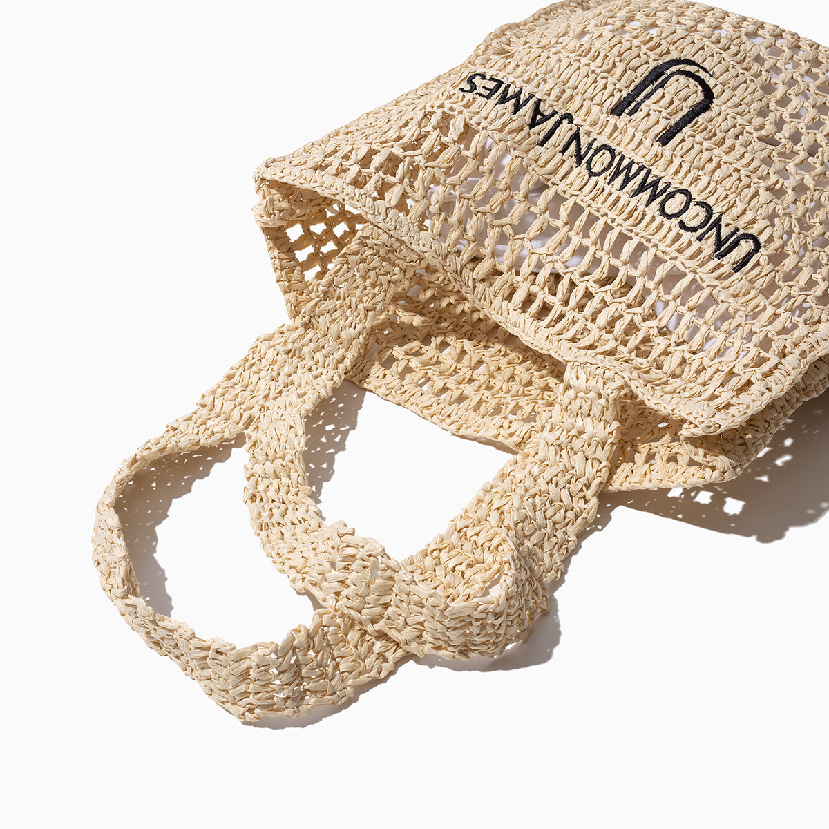 Straw Tote Bag | Product Detail Image 2 | Uncommon James Home