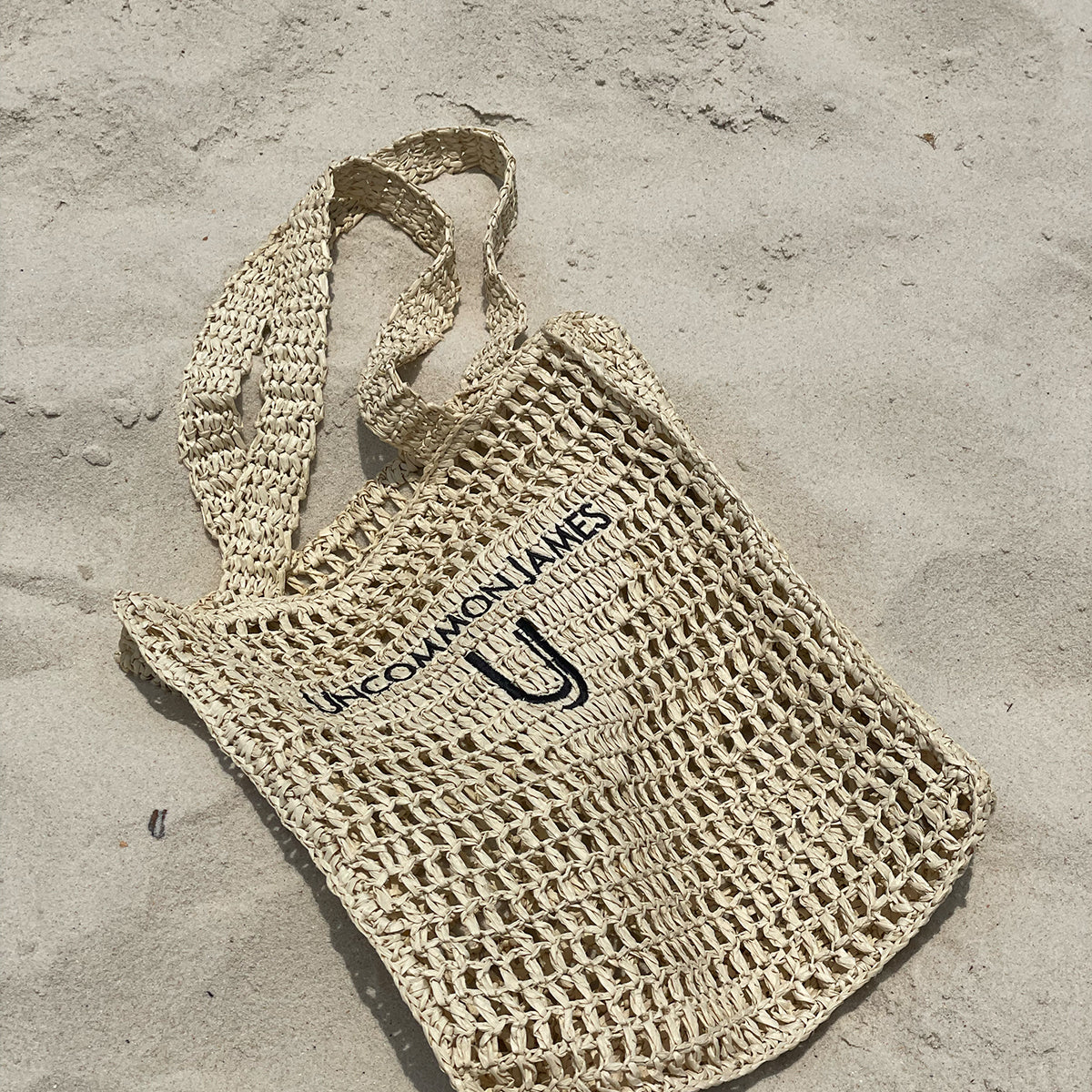 Straw Tote Bag | Lifestyle Image | Uncommon James Home