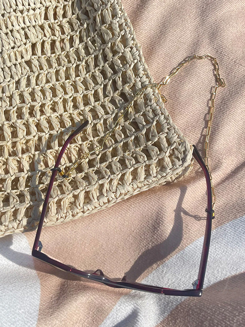 Sunglasses Chain | Gold | Lifestyle Image | Uncommon Lifestyle