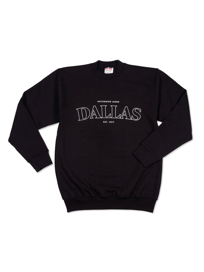 ["Dallas Sweatshirt ", " Black ", " Product Image ", " Uncommon Lifestyle"]