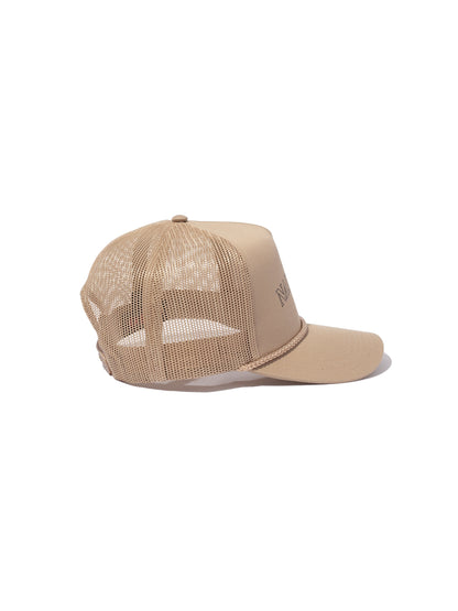 ["Nashville Trucker Hat ", " Beige ", " Product Detail Image ", " Uncommon Lifestyle"]