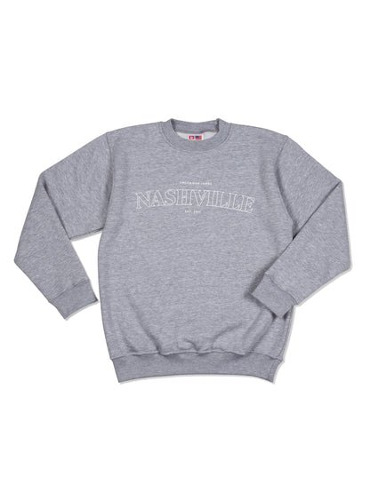 ["Nashville Sweatshirt ", " Ash ", " Product Image ", " Uncommon James"]