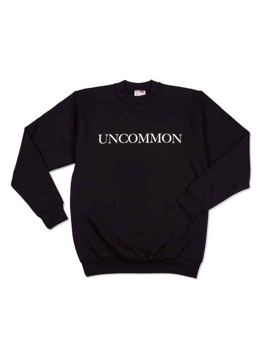 Uncommon Sweatshirt | Black | Model Image 3 | Uncommon James