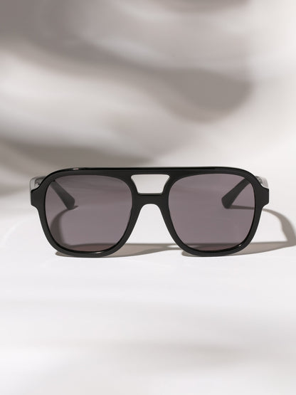 ["Retro Aviator Sunglasses ", " Black ", " Product Detail Image ", " Uncommon Lifestyle"]