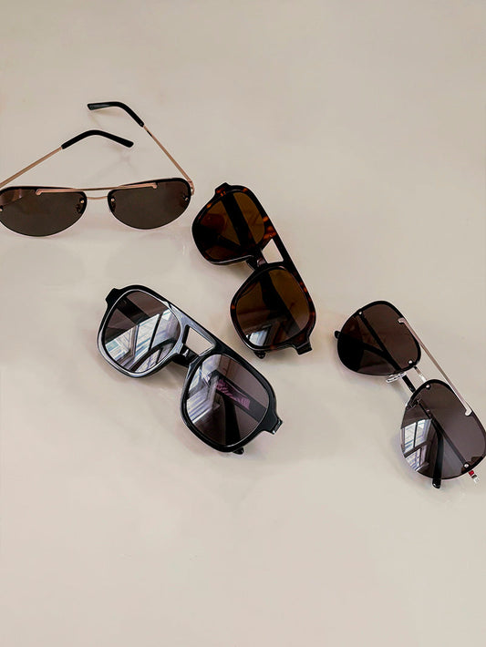 Retro Aviator Sunglasses | Black | Lifestyle Image | Uncommon Lifestyle