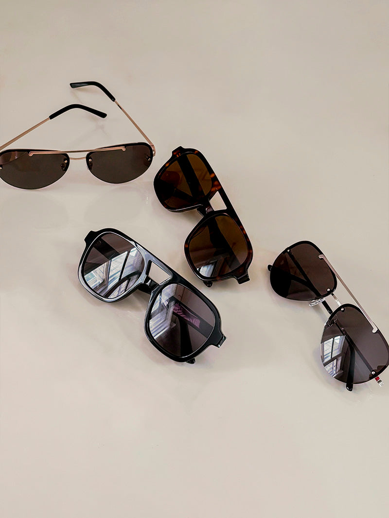 Straight Shooter Aviator Sunglasses | Gold | Lifestyle Image | Uncommon Lifestyle
