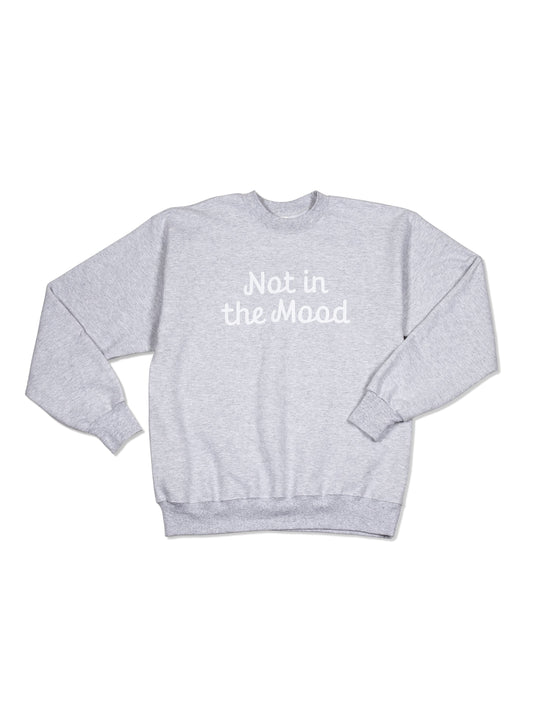 Not in the Mood Sweatshirt | Ash | Model Image 3 | Uncommon Lifestyle