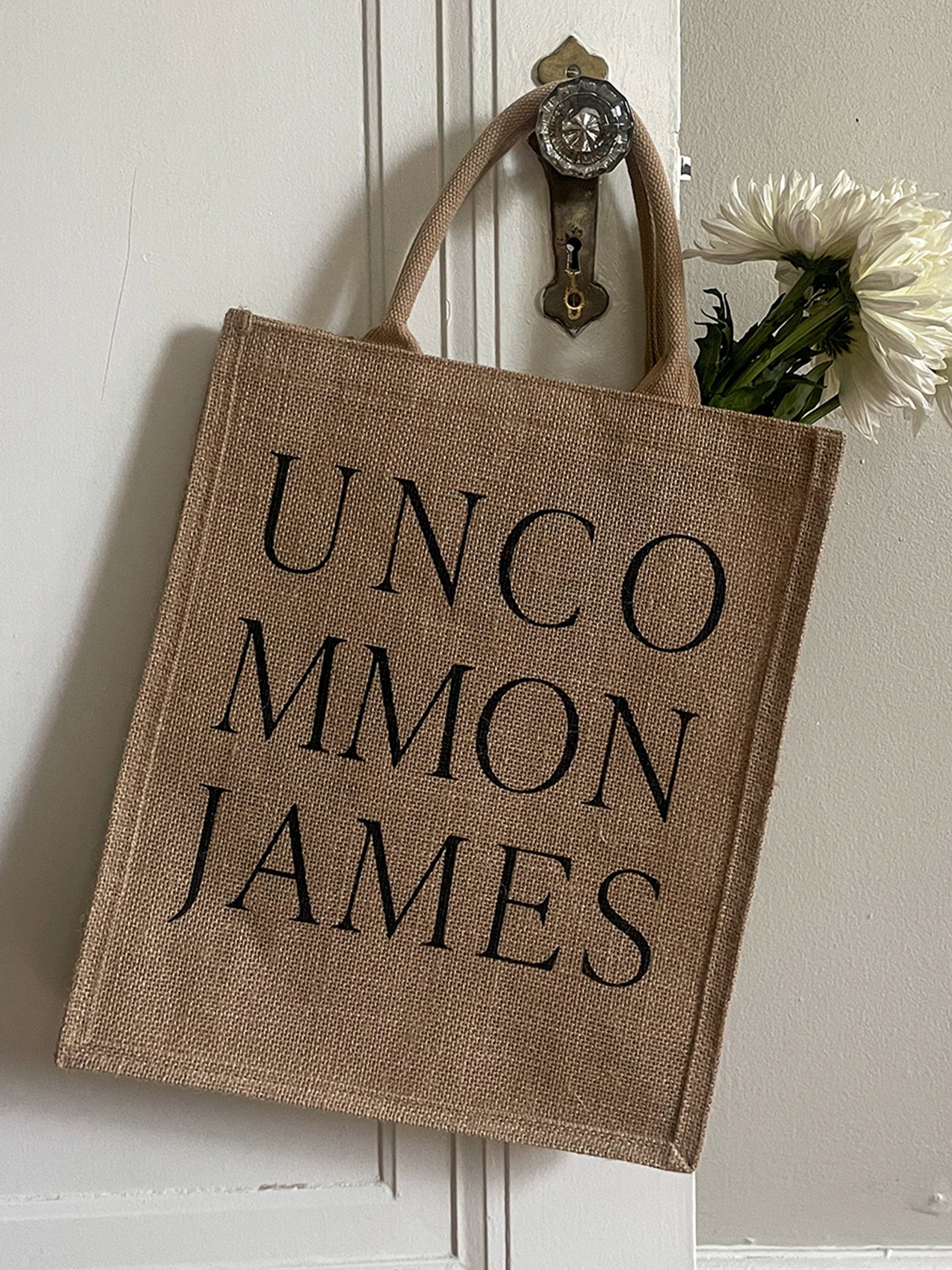 UJ Jute Tote Bag | Lifestyle Image | Uncommon Lifestyle