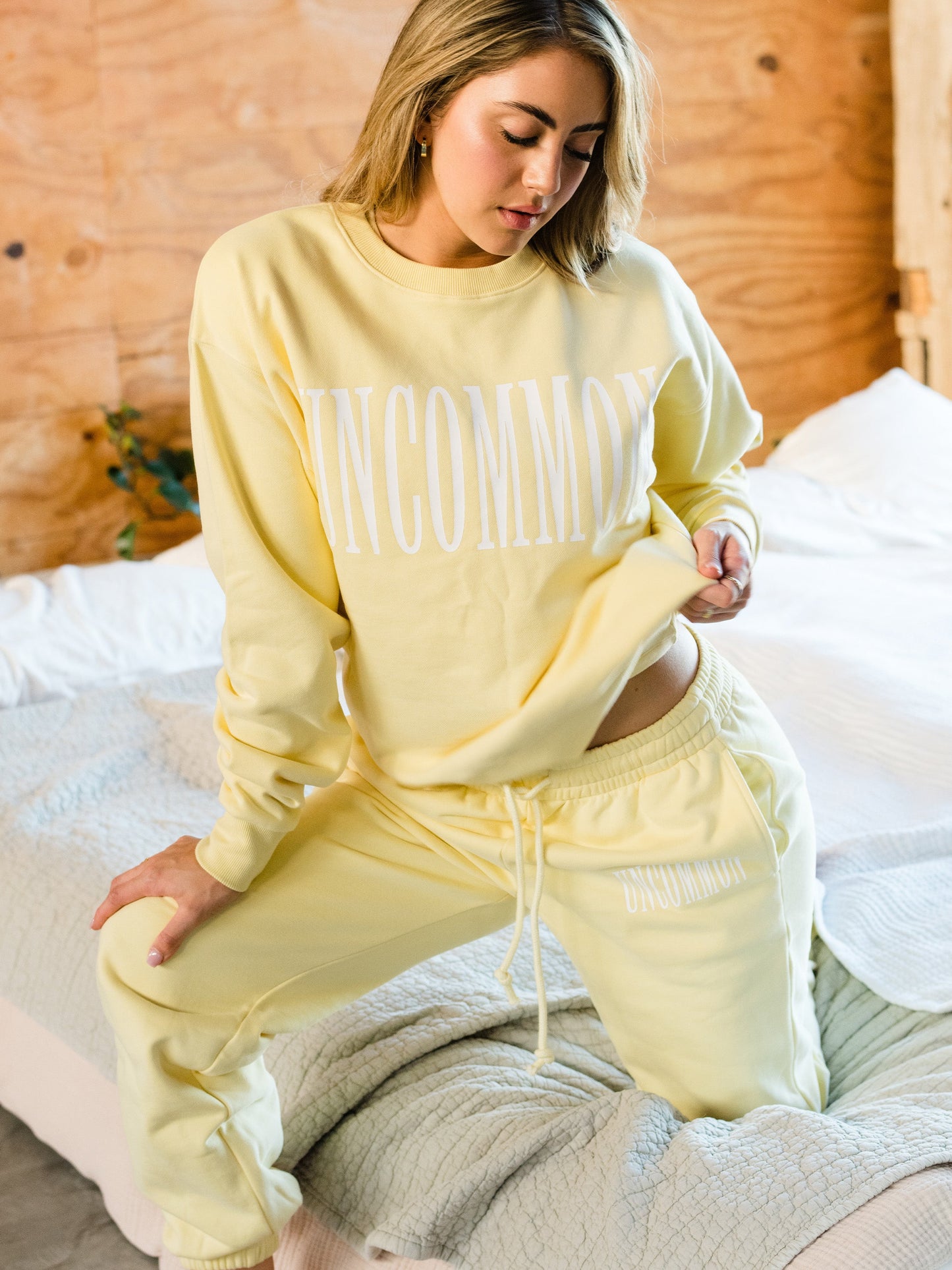 Forever Uncommon Sweatpants | Yellow | Campaign Image | Uncommon Lifestyle