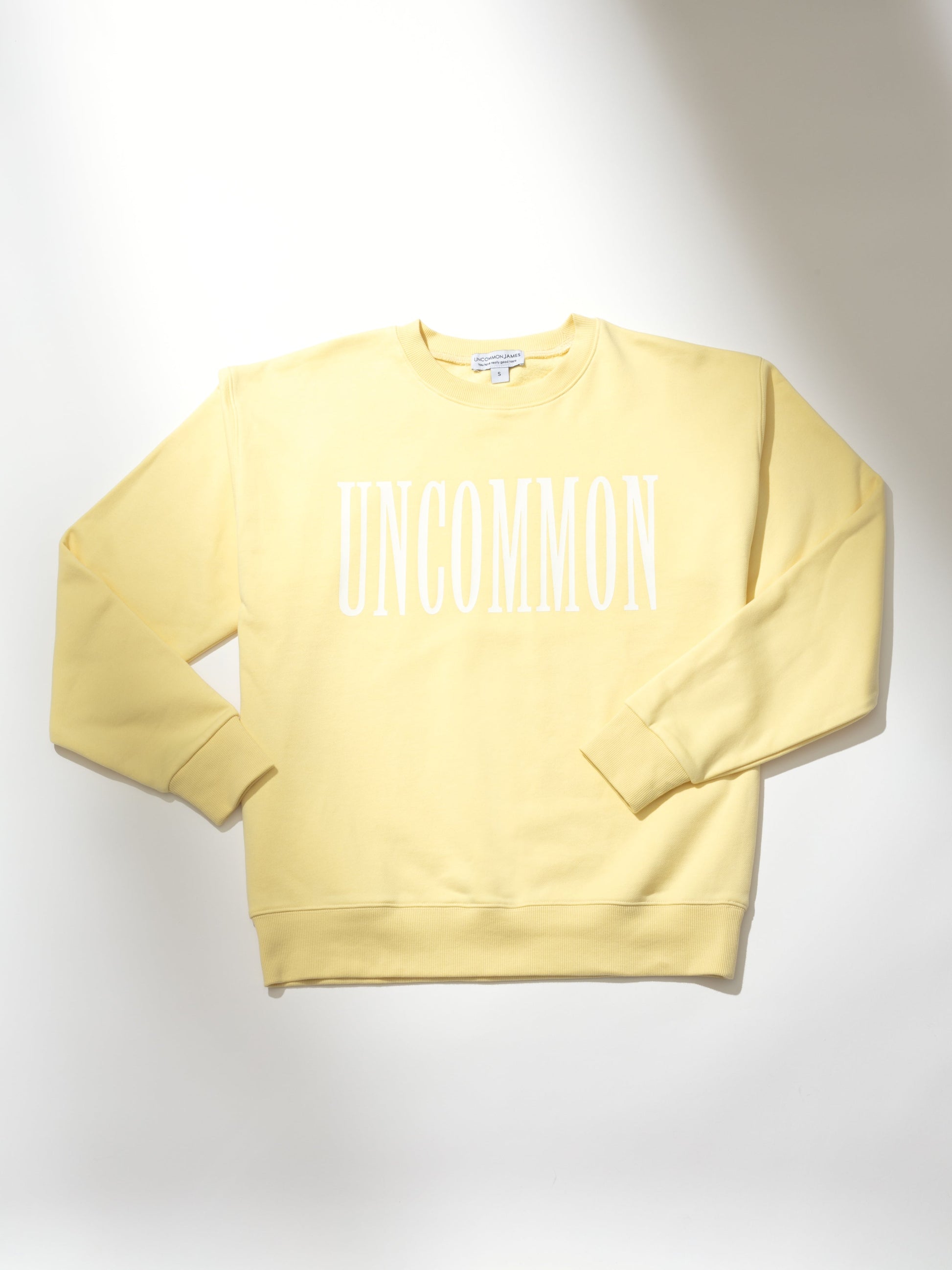 Forever Uncommon Sweatshirt |  Yellow | Product Image | Uncommon Lifestyle