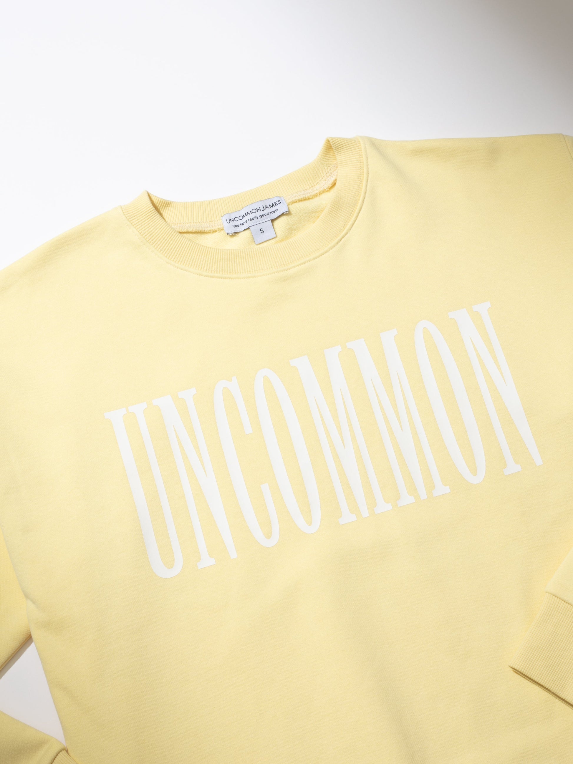 Forever Uncommon Sweatshirt |  Yellow | Product Image | Uncommon Lifestyle