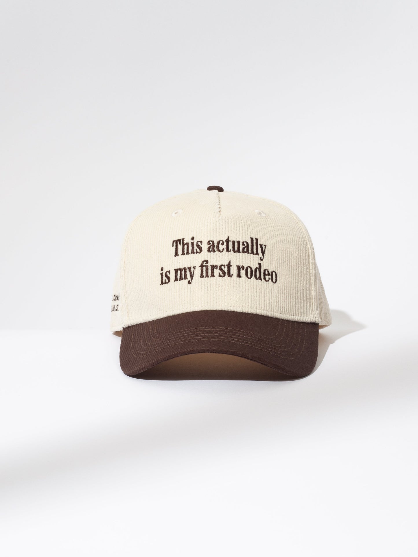 Rodeo Corduroy Trucker Hat | Brown and Ivory | Product Image | Uncommon Lifestyle