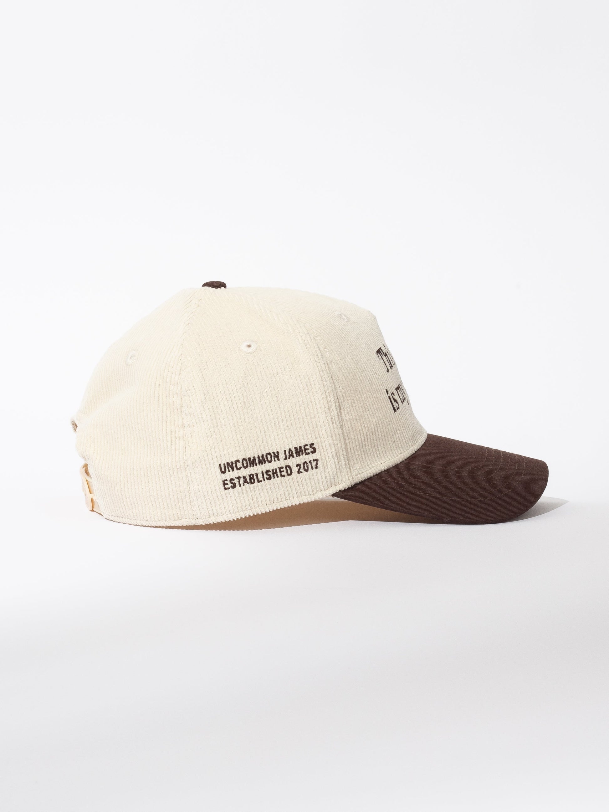 Rodeo Corduroy Trucker Hat | Brown and Ivory | Product Image | Uncommon Lifestyle