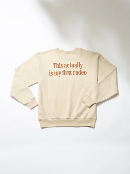 ["Rodeo Sweatshirt ", " Tan ", " Product Image ", " Uncommon Lifestyle"]