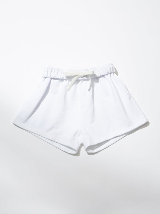 That Girl Sweat Short | White | Product Image | Uncommon Lifestyle