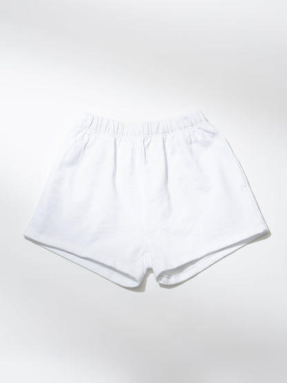 ["That Girl Sweat Short ", " White ", " Product Image 2 ", " Uncommon Lifestyle"]