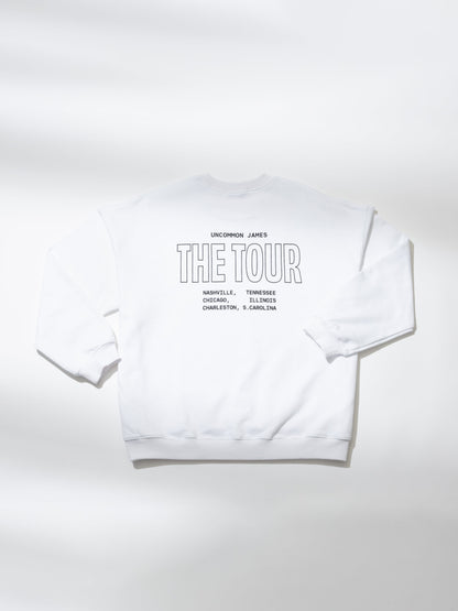 ["UJ Tour Sweatshirt ", " White ", " Product Image 2 ", " Uncommon Lifestyle"]