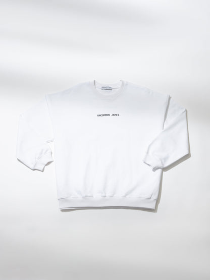 ["UJ Tour Sweatshirt ", " White ", " Product Image ", " Uncommon Lifestyle"]