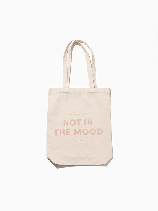 Not In The Mood Canvas Tote Bag | Model Image 2 | Uncommon Lifestyle