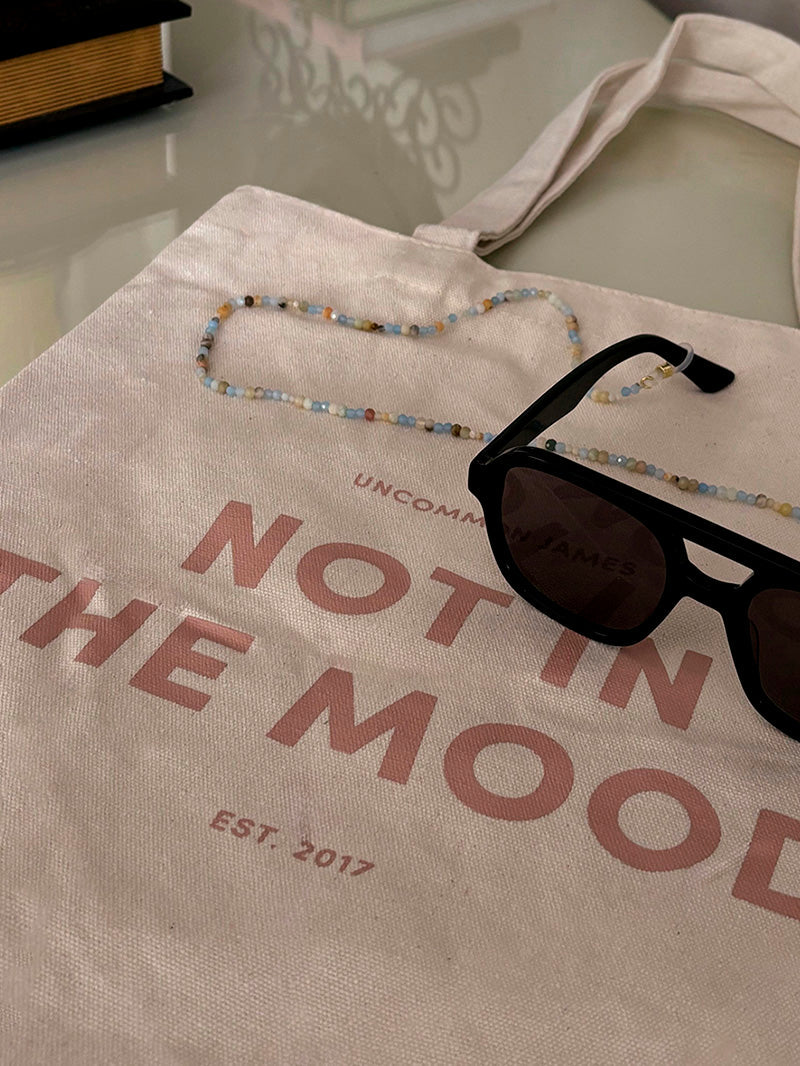 Not In The Mood Canvas Tote Bag | Lifestyle Image | Uncommon Lifestyle