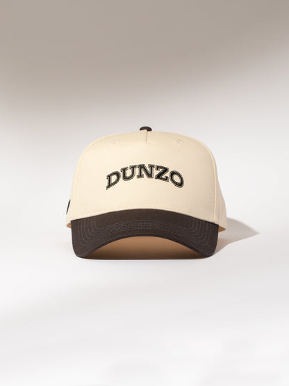 ["Dunzo Trucker Hat ", " Charcoal/Tan ", " Product Image ", " Uncommon Lifestyle"]