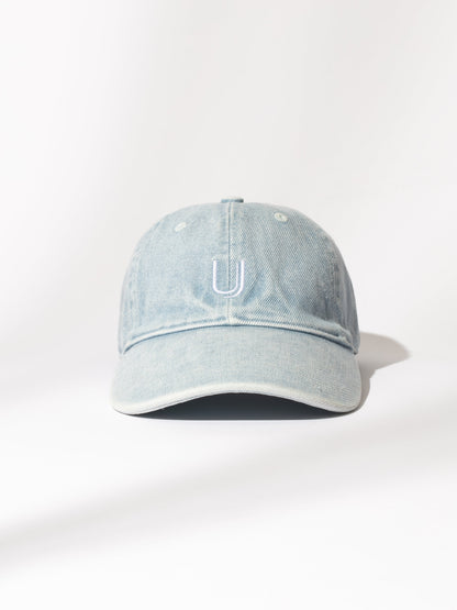 ["Classic UJ Denim Baseball Hat"]