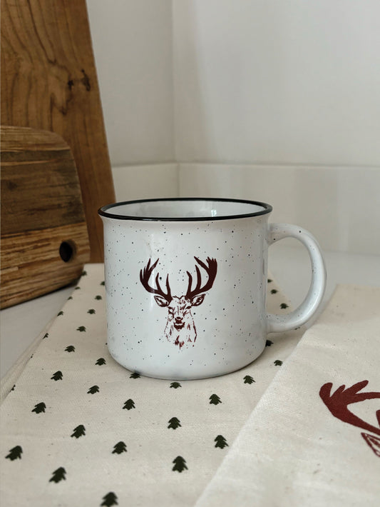 Winter Buck Ceramic Mug | Product Image | Uncommon Lifestyle