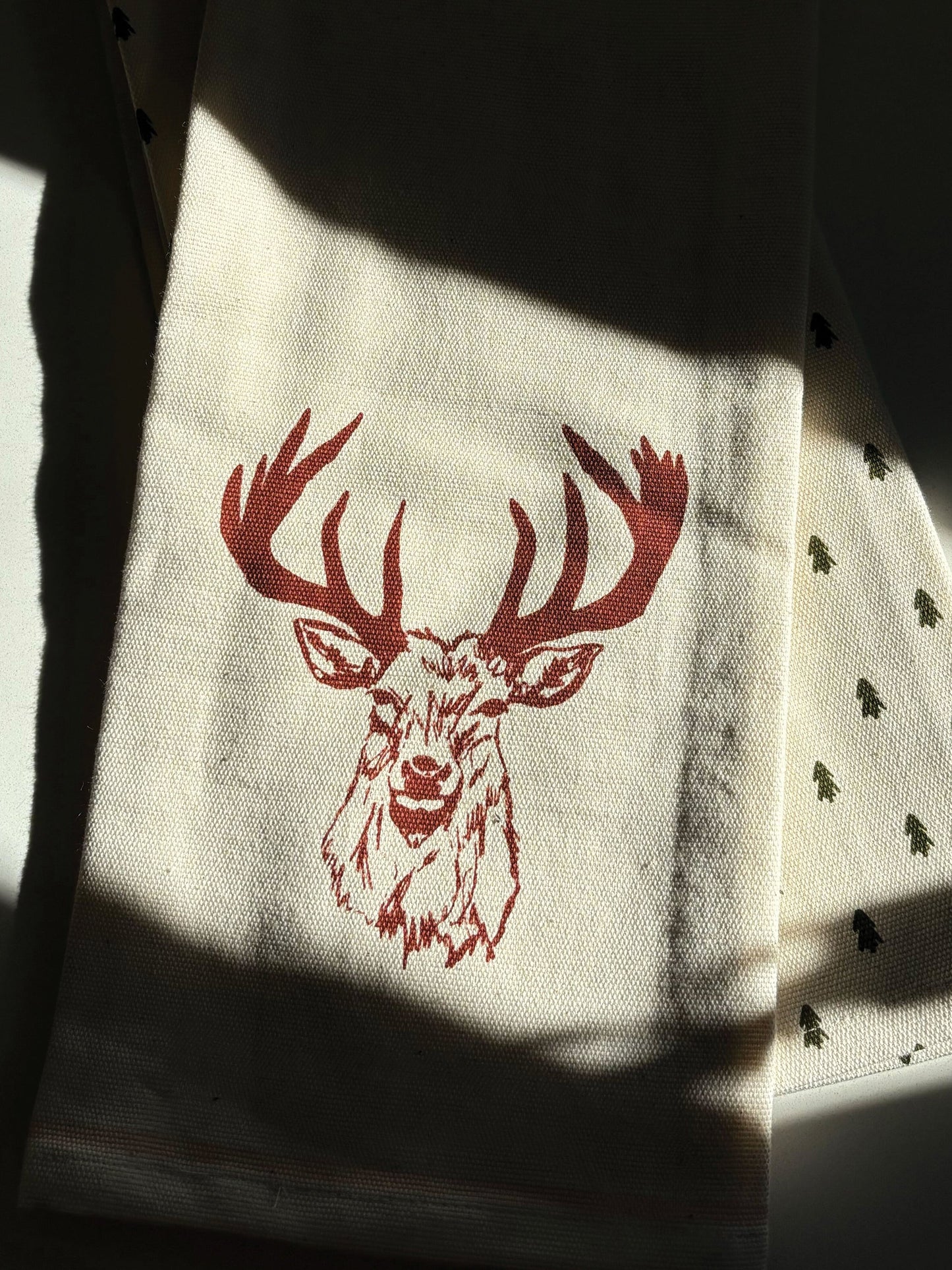 Winter Buck Dish Towel (Set of 2) | Lifestyle Image | Uncommon Lifestyle