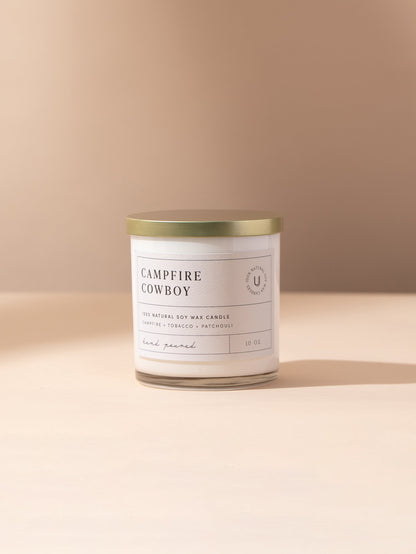 Campfire Cowboy Candle | 10 OZ | Product Image | Uncommon Lifestyle