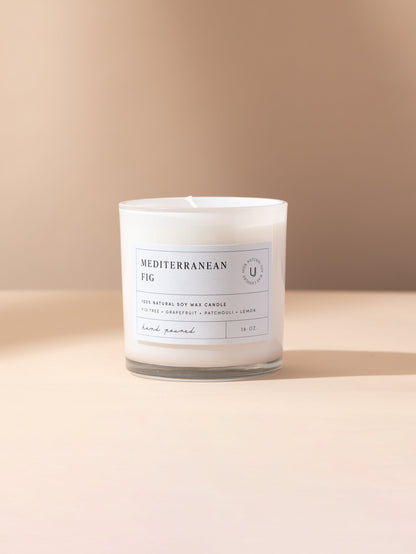 ["Mediterranean Fig Candle ", " 16 OZ ", " Product Image ", " Uncommon Lifestyle"]