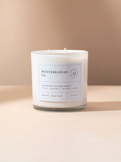 ["Mediterranean Fig Candle ", " 26 OZ ", " Product Image ", " Uncommon Lifestyle"]